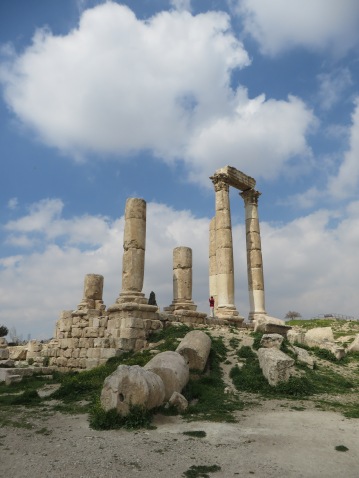 Ancient ruins atop the Amman citadel
