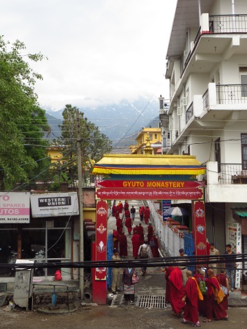 The entrance to Gyuto Monastery in Dharamshala